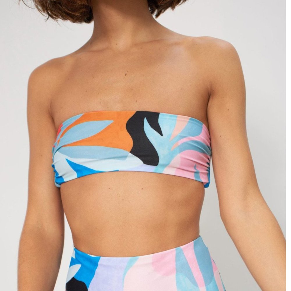 Mara Hoffman Abigail Bandeau Bikini Top